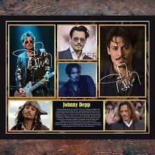 Johnny Depp, American Actor and Musician, Limited, Actor Memorabilia Frame picture