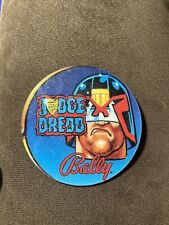 Bally Judge Dredd Pinball Promo Plastic Original Promo Shield Coaster 1993 picture