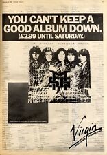 F23 NEWSPAPER PICTURE/ADVERT 15X11 THE MICHAEL SCHENKER GROUP picture
