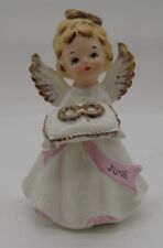 Vintage June Angel Figurine Wedding Rings JAPAN picture