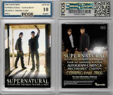 2006 Inkworks Supernatural Season 1 Promo Card #SN-1 Graded FCGS 10 GEM MINT picture