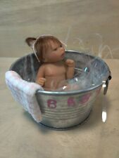 Barbara Felts Original Dolls. #13/20 handmade mint One of a kind. Baby in a tub. picture