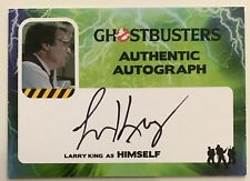 Larry King LK 2016 GHOSTBUSTERS SP Auto Card Autograph Cryptozoic Entertainment picture