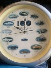 Ford Motor Company 100 Years Anniversary Clock. Needs Batteries picture