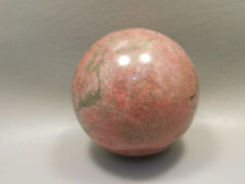 Rhodonite Sphere Shaped 3 inch Polished Rock Pink Gemstone #O2 picture