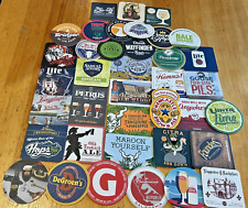 Lot Of 50 New Beer Coasters No Duplicates Crafts, Majors, Imports  picture