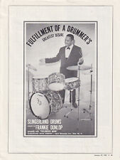 1962 SLINGERLAND DRUMS FRANKIE DUNLOP PAGE AD picture