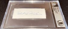 Robert Heinlein autographed signed autograph cut signature BAS slabbed graded 9 picture