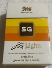Vintage SG Ultra Lights Filter Cigarette Cigarettes Cigarette Paper Box Empty picture