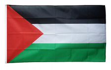 Palestine Flag Large 5 x 3 FT - 100% Polyester With Eyelets - Free Gaza picture