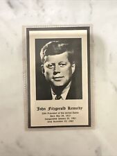 Vintage President John Fitzgerald Kennedy JFK Funeral Prayer Card  picture