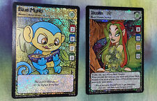 Lot of 2 NEOPETS 2003 TCG BLUE MYNCI S1/S6 & ILLUSEN 14/234 Holofoil Cards picture