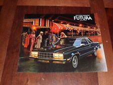 1979 Ford Fairmont Futura Dealer Showroom Brochure 