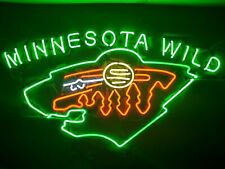 Minnesota Wild Logo MN Neon Sign Light Lamp 24