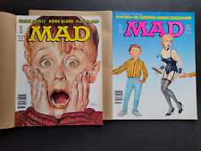 MAD MAGAZINE ~ LOT OF 2 ISSUES ~ # 303 HOME ALONE + # 304 MADONNA ~ W/MAILER picture