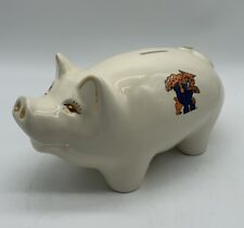 Vintage Kentucky Wildcats Ceramic Piggy Coin Bank University Of Kentucky Stopper picture