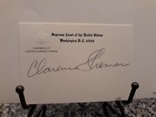 SUPREME COURT ASSOCIATE JUSTICE 1991 CLARENCE THOMAS SIGNED APPOINTMENT CARD picture