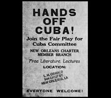 1963 Lee Harvey Oswald Fair Play Cuba Flyer PHOTO John F Kennedy Assassination picture