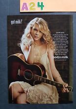 Taylor Swift Got Milk? Promo Print Advertisement Vintage 2008 picture