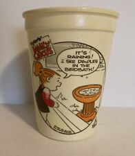 Vintage Family Circus 1985 Comic Strip Juice Glass Wyler's Cup Louisiana Plastic picture