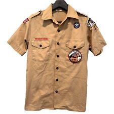 Boy Scouts of America BSA Short Sleeve Shirt With Patches 19