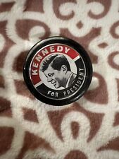 Kennedy For President Vintage Glass Paperweight picture