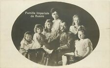 RPPC Postcard; Portrait of Nicholas II & his Family, Familie Imperiale de Russie picture