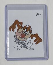 Taz Limited Edition Artist Signed Tazmanian Devil Looney Tunes Trading Card 2/10 picture