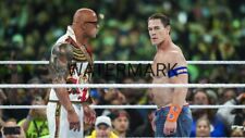 The Rock John Cena 8x10 Photo WWE  WrestleMania 40 Face 2 Face picture