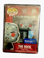 WWE The Rock #44 - Art Series Funko Pop - Walmart Exclusive - NIB w/ hard case picture