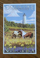 Ocracoke Lighthouse - Outer Banks North Carolina - Lantern Press Postcard picture