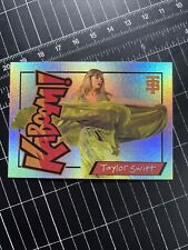 Taylor Swift Kaboom Refractor Holo Custom Card picture