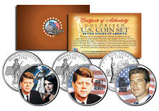 JOHN F KENNEDY Statehood Quarters US 3-Coin Set with JOHN JUNIOR & JACQUELINE picture