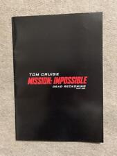 Tom Cruise Mission Impossible Dead Reckoning press sheet #abc04d picture