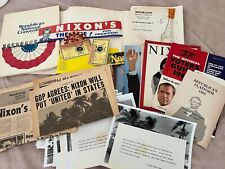 1968 Republican National Convention Nixon Press Kit, Program, Photos, Vietnam .. picture