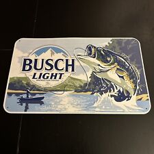 Busch Light Largemouth Bass Fishing Tin Metal Sign 2021 Anheuser Busch Mancave picture