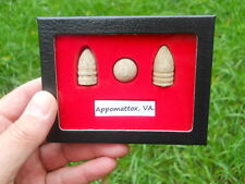 Old Rare Antique Civil War Relic Bullets CSA & US Miniballs Appomattox, Virginia picture