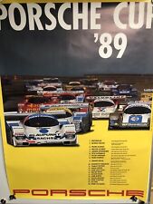 AWESOME Original Porsche factory poster Cup 1989 picture