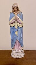 Vintage Madonna Statue Stepping on Serpent Germany 14