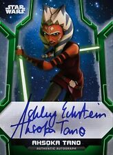 Topps Star Wars Card ASHLEY ECKSTEIN Authentic Autograph as AHSOKA TANO Sig picture