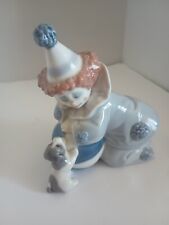 Lladro Pierrot Clown with Puppy and Ball #5278 Figurine picture