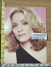 Madonna In Black Top Studio Pink Backdrop Headshot Book Photograph picture
