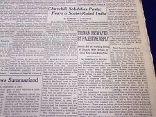 1946 OCTOBER 6 NEW YORK TIMES - TRUMAN UNSWAYED BY PALESTINE REPLY - NT 2717 picture