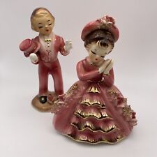 Antique Josef Boy and Girl Figurines - Made in Japan picture