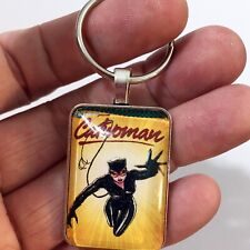 DC Showcase Presents Catwoman Cover Key Ring or Necklace Comic Book Jewelry picture