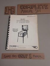 Original Arcade Manual: BLACK PYRAMID - BALLY/MIDWAY - 1982 -  picture