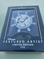 2004 WDW Featured Artist Pin #8 “Mickey’s Film Debut” Jumbo Spinner Pin LE 750 picture