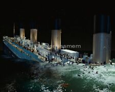 8x10 TITANIC MOVIE GLOSSY PHOTO ship sinking shipwreck to the bottom of ocean picture