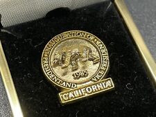 Vintage 1985 President and Vice President Inauguration Pin CALIFORNIA picture