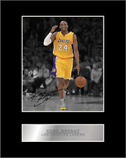 Kobe Bryant Print Signed Mounted Photo Display Printed Autograph Picture Print picture